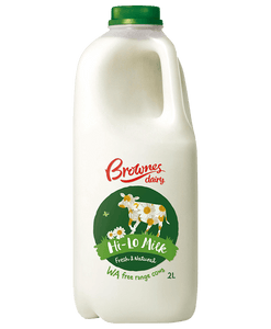 2 L Brownes Free-Range HiLo Milk